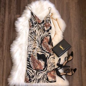 Vintage 90’s animal print dress